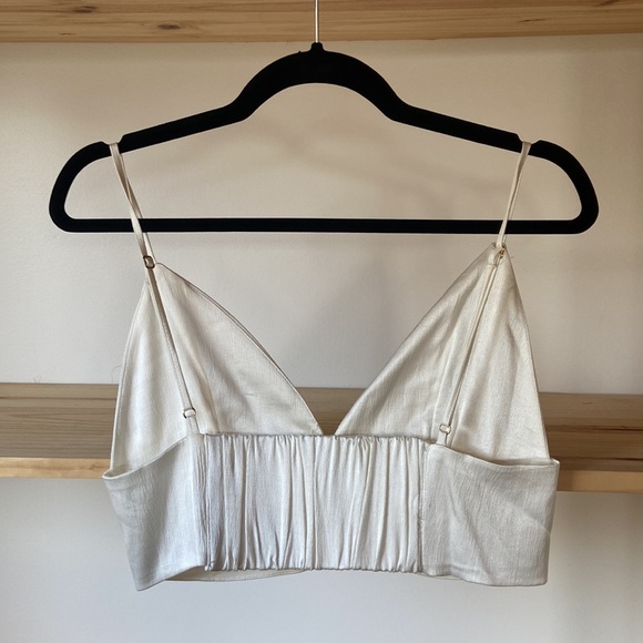 Zara Satin-feel Bra Top - Picture 2 of 3